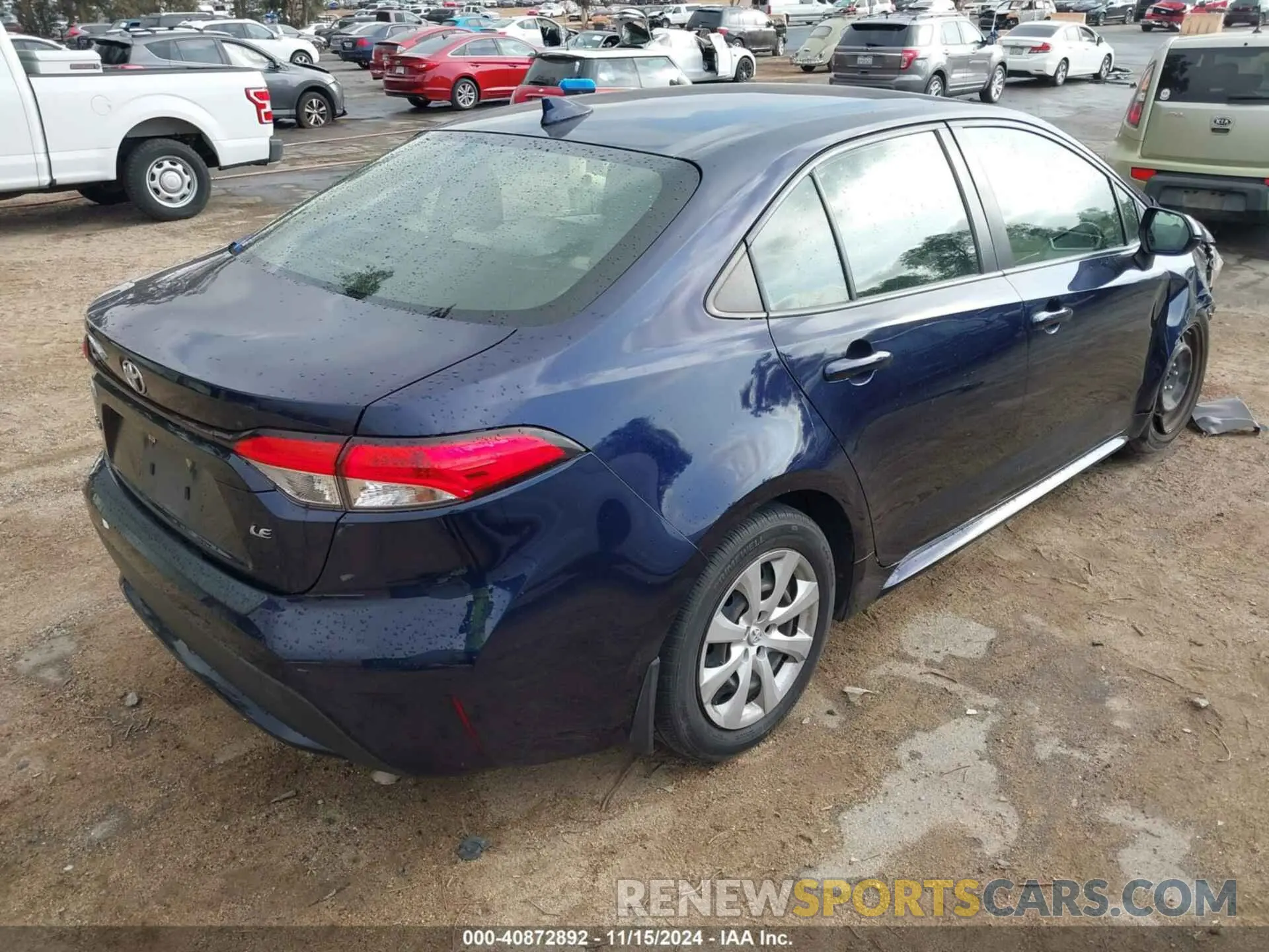 4 fotografías del automóvil dañado JTDEPMAE7MJ148830 TOYOTA COROLLA 2021