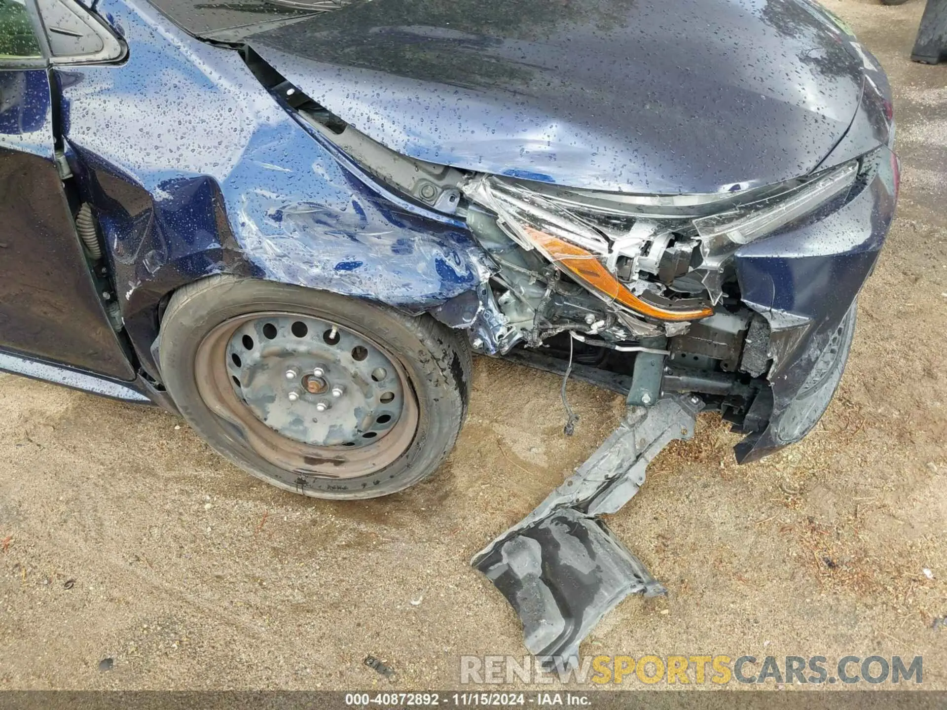 6 fotografías del automóvil dañado JTDEPMAE7MJ148830 TOYOTA COROLLA 2021