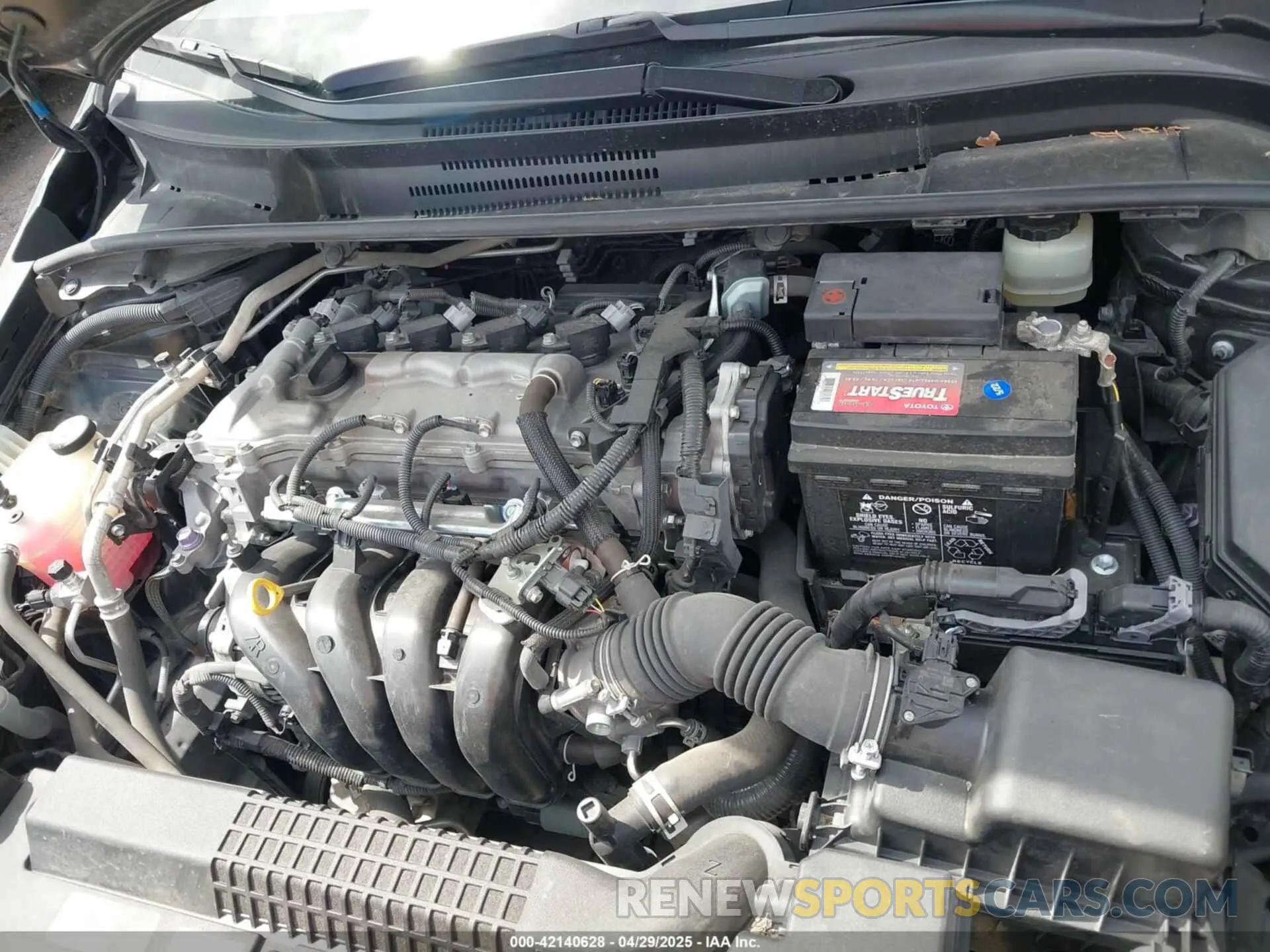 10 fotografías del automóvil dañado JTDEPMAE7MJ150495 TOYOTA COROLLA 2021