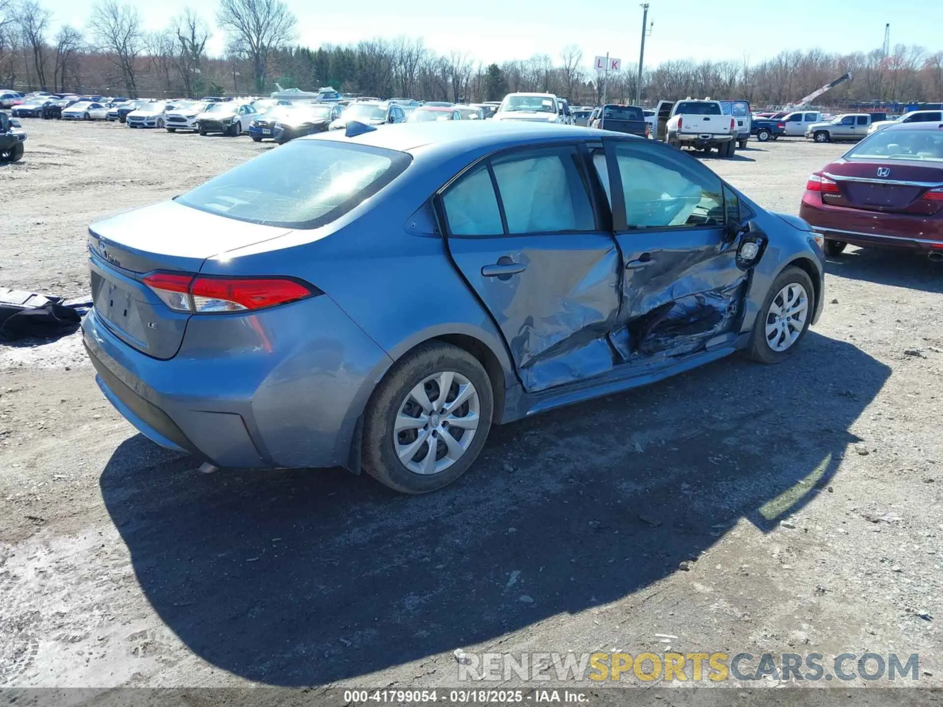 4 fotografías del automóvil dañado JTDEPMAE7MJ151646 TOYOTA COROLLA 2021