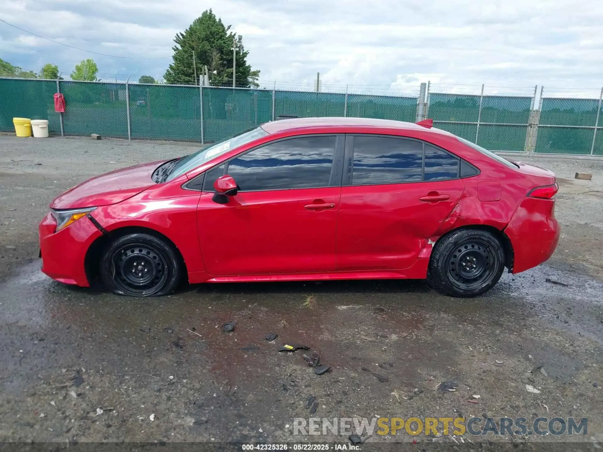 14 fotografías del automóvil dañado JTDEPMAE7MJ154062 TOYOTA COROLLA 2021