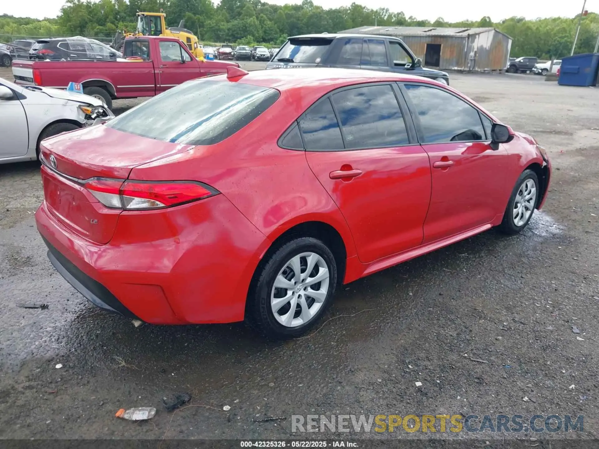 4 fotografías del automóvil dañado JTDEPMAE7MJ154062 TOYOTA COROLLA 2021