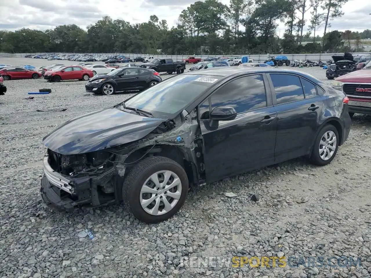 1 fotografías del automóvil dañado JTDEPMAE7MJ154983 TOYOTA COROLLA 2021