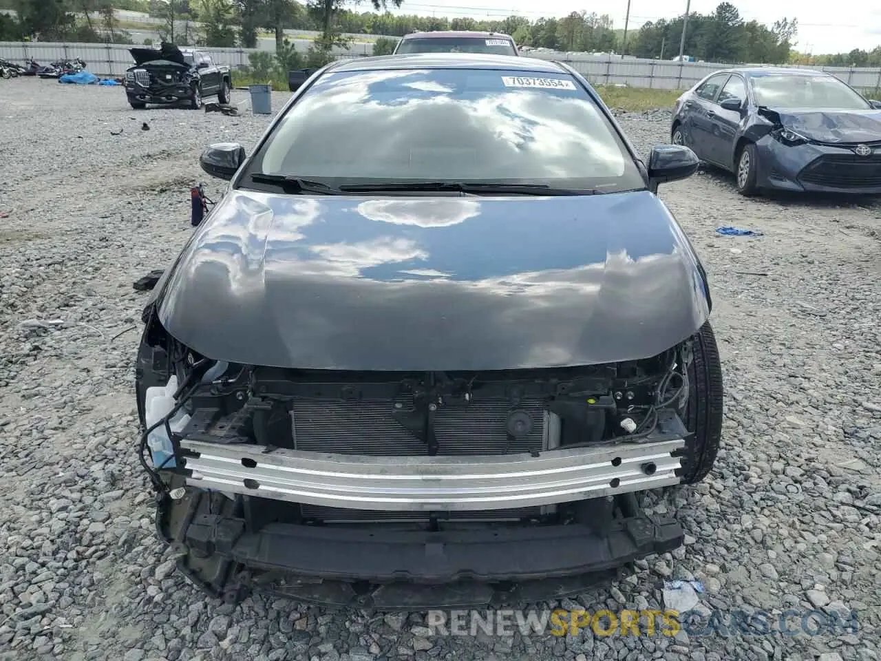 5 fotografías del automóvil dañado JTDEPMAE7MJ154983 TOYOTA COROLLA 2021