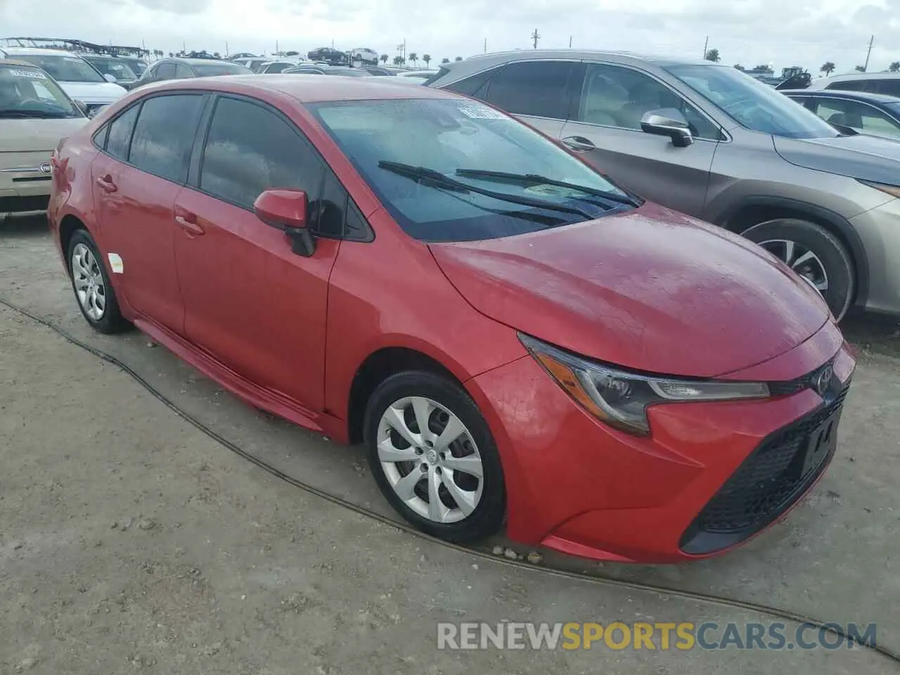 4 fotografías del automóvil dañado JTDEPMAE7MJ157480 TOYOTA COROLLA 2021