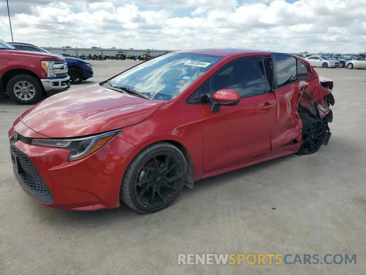 1 fotografías del automóvil dañado JTDEPMAE7MJ158208 TOYOTA COROLLA 2021
