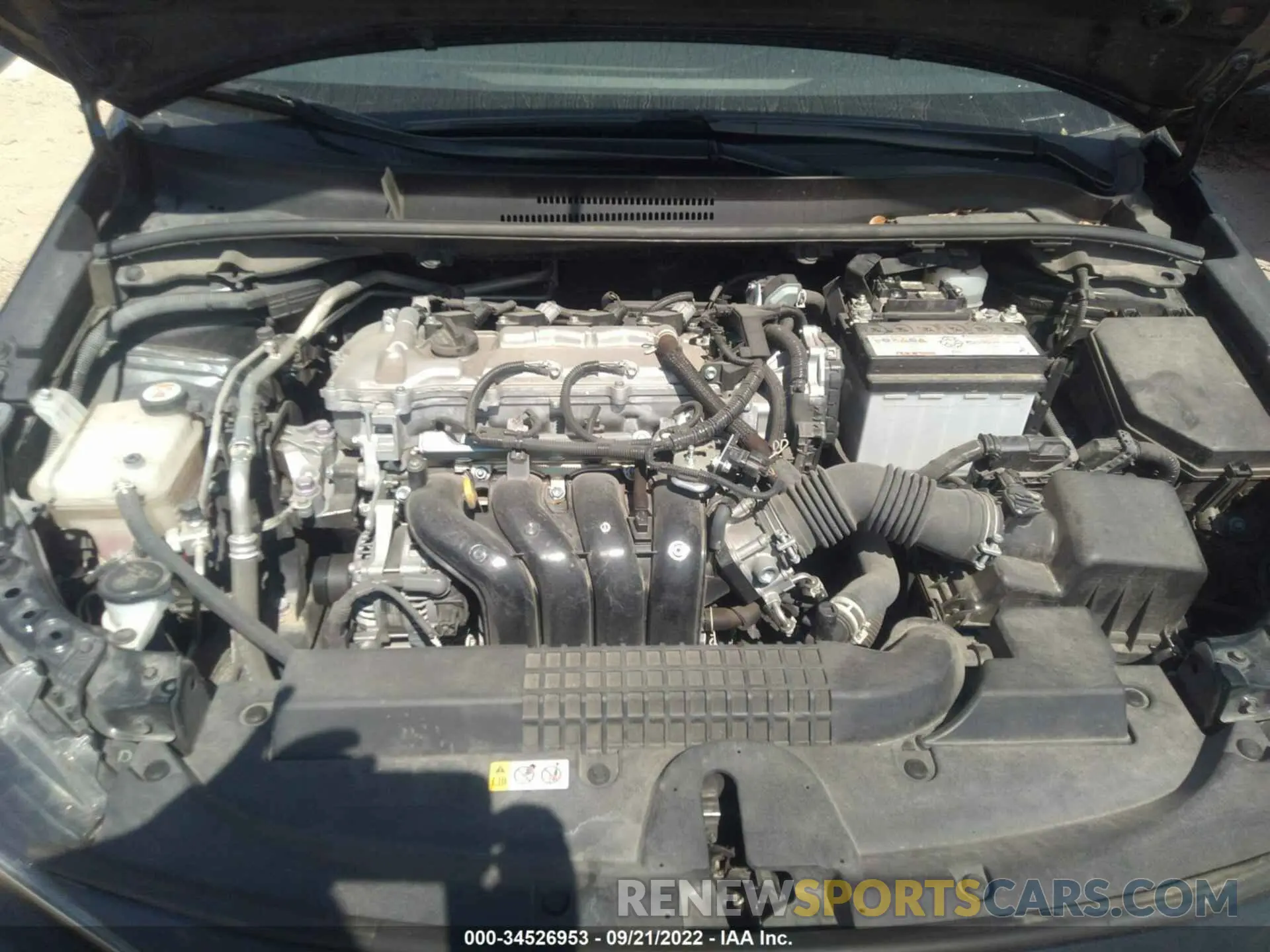 10 fotografías del automóvil dañado JTDEPMAE7MJ160847 TOYOTA COROLLA 2021