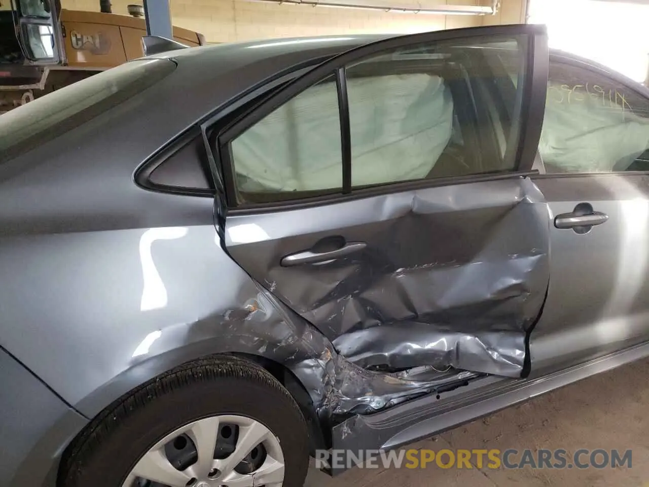 9 fotografías del automóvil dañado JTDEPMAE7MJ163814 TOYOTA COROLLA 2021