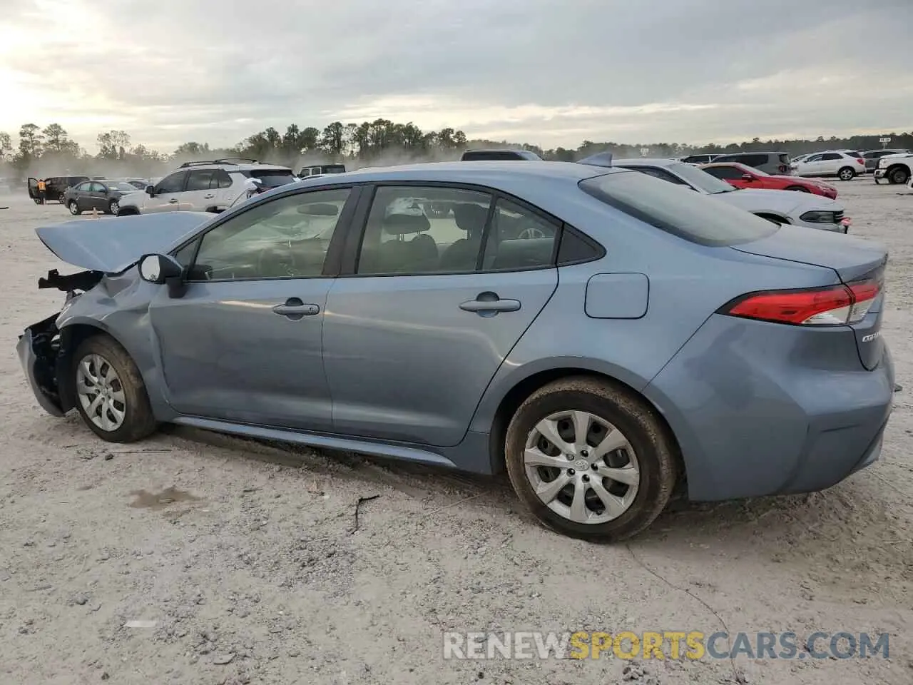 2 fotografías del automóvil dañado JTDEPMAE7MJ166227 TOYOTA COROLLA 2021