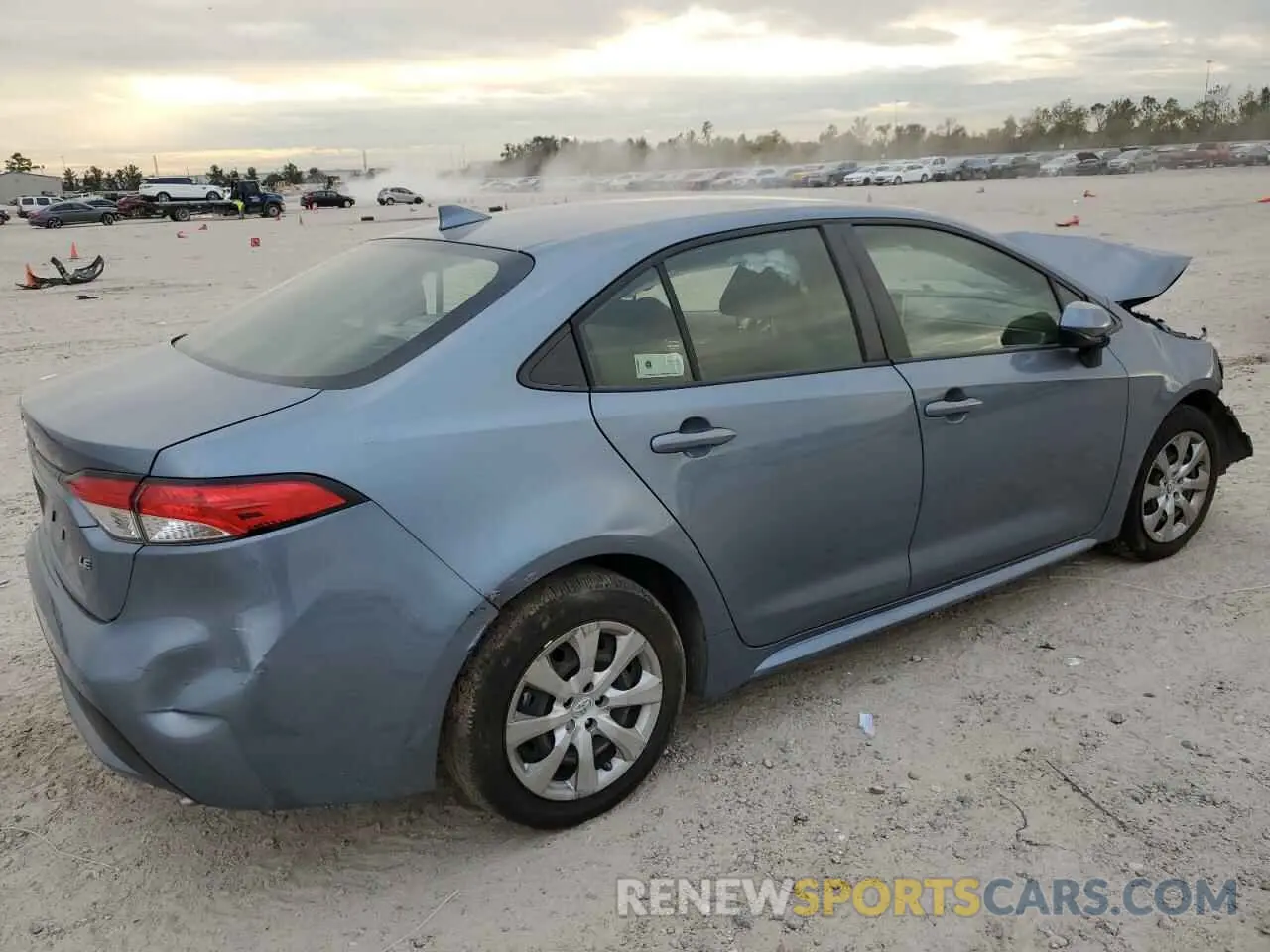 3 fotografías del automóvil dañado JTDEPMAE7MJ166227 TOYOTA COROLLA 2021