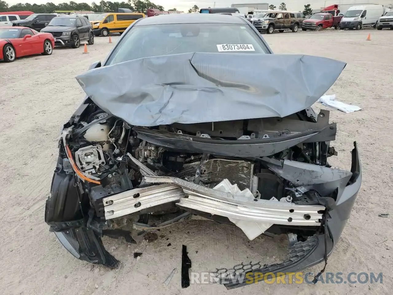 5 fotografías del automóvil dañado JTDEPMAE7MJ166227 TOYOTA COROLLA 2021