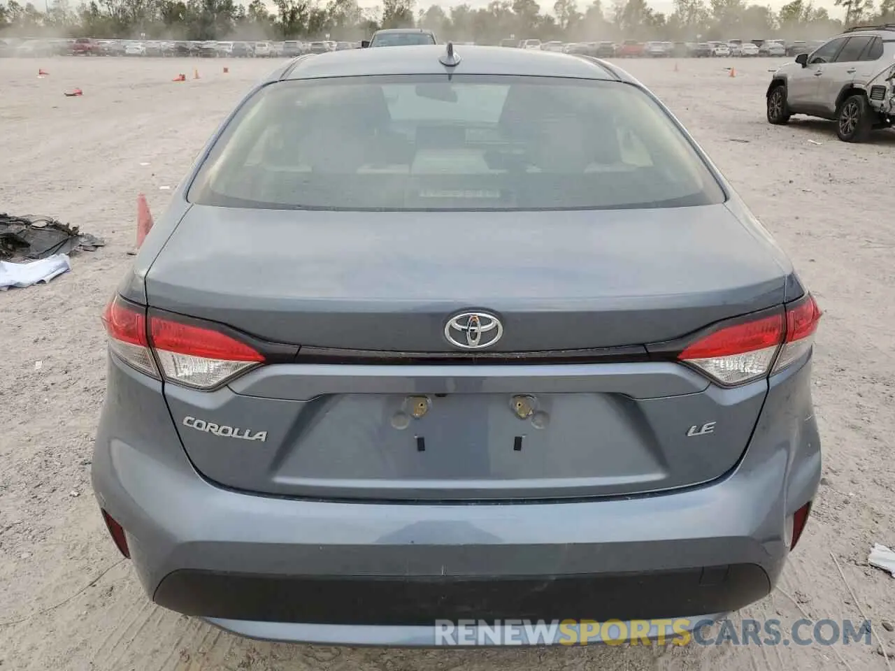 6 fotografías del automóvil dañado JTDEPMAE7MJ166227 TOYOTA COROLLA 2021