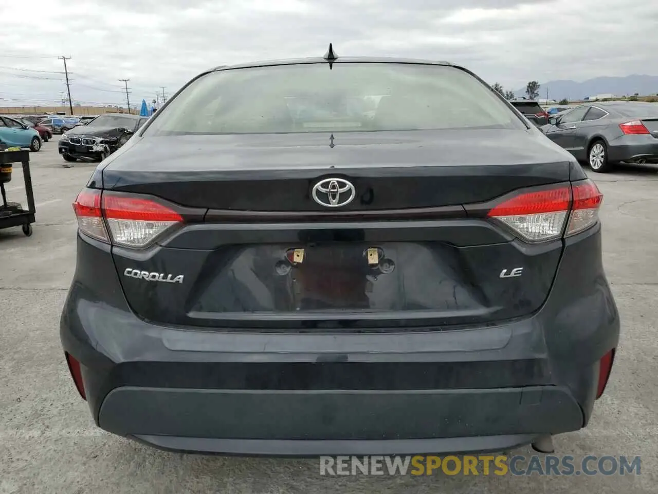 6 fotografías del automóvil dañado JTDEPMAE7MJ166518 TOYOTA COROLLA 2021