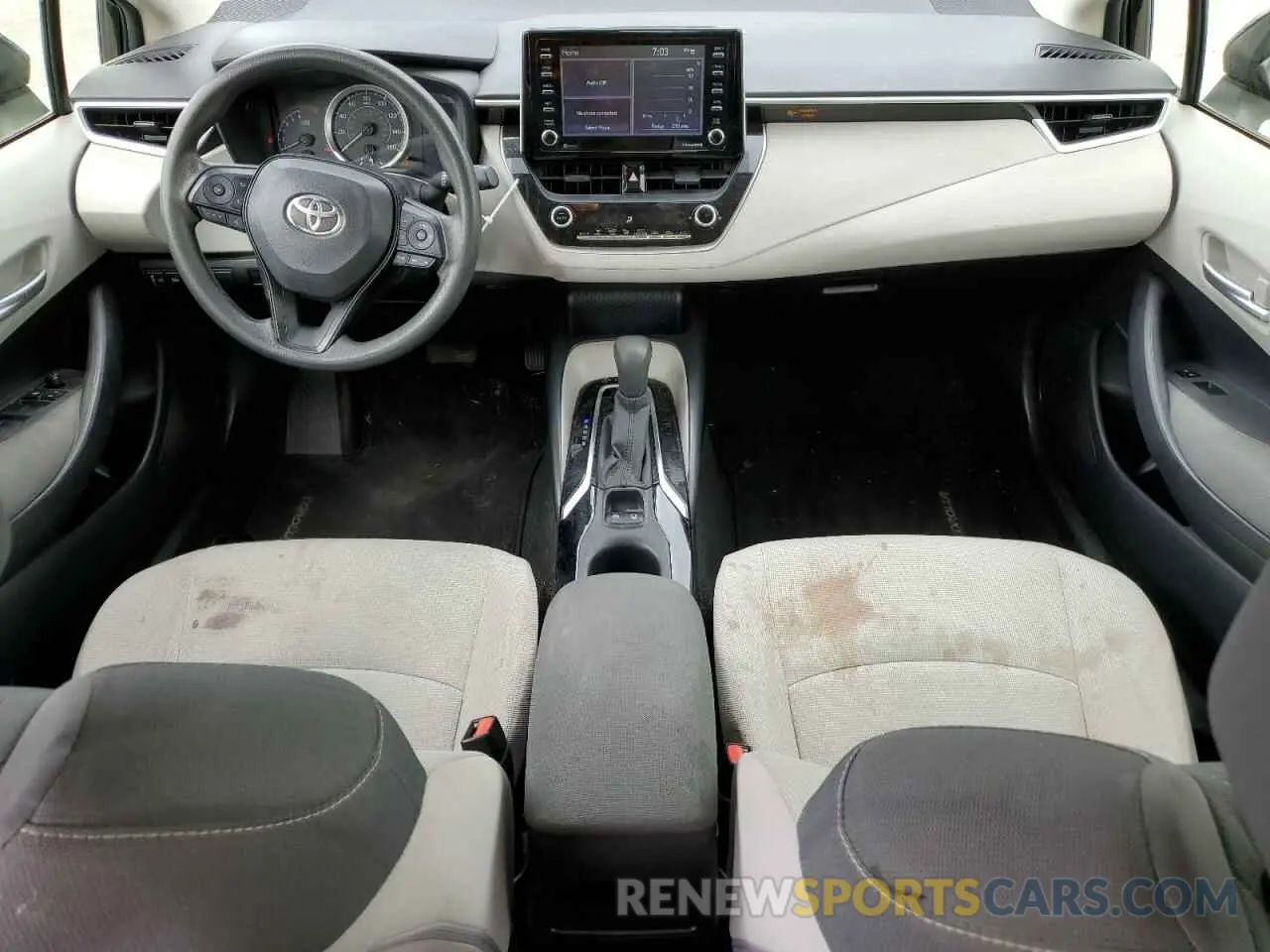 8 fotografías del automóvil dañado JTDEPMAE7MJ166518 TOYOTA COROLLA 2021