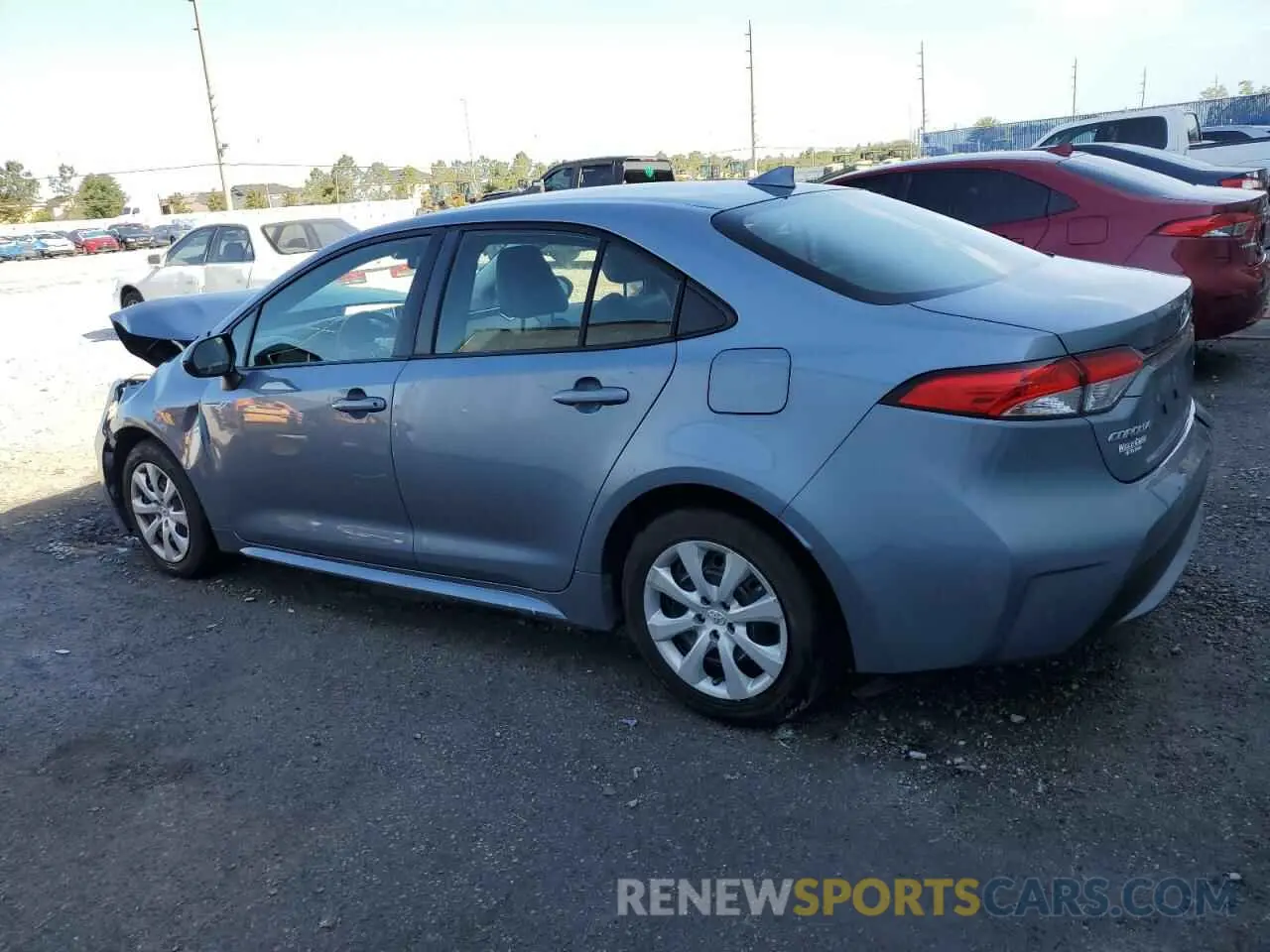 2 fotografías del automóvil dañado JTDEPMAE7MJ171475 TOYOTA COROLLA 2021