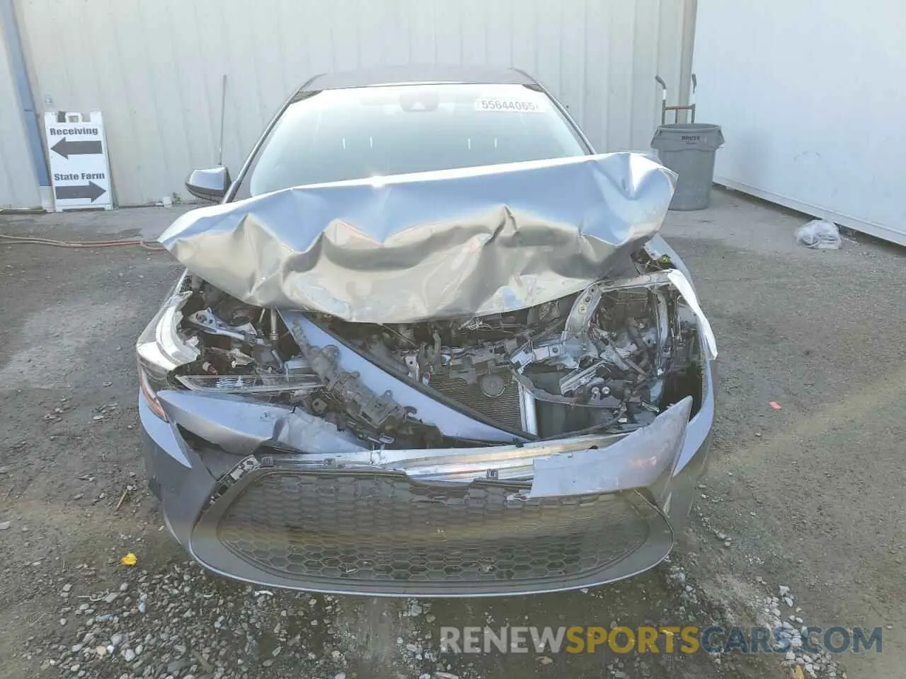 5 fotografías del automóvil dañado JTDEPMAE7MJ171475 TOYOTA COROLLA 2021