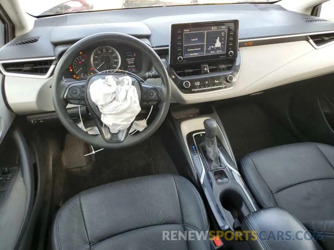 8 fotografías del automóvil dañado JTDEPMAE7MJ171475 TOYOTA COROLLA 2021