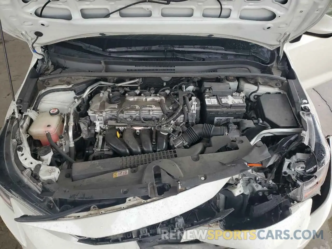 12 fotografías del automóvil dañado JTDEPMAE7MJ171864 TOYOTA COROLLA 2021