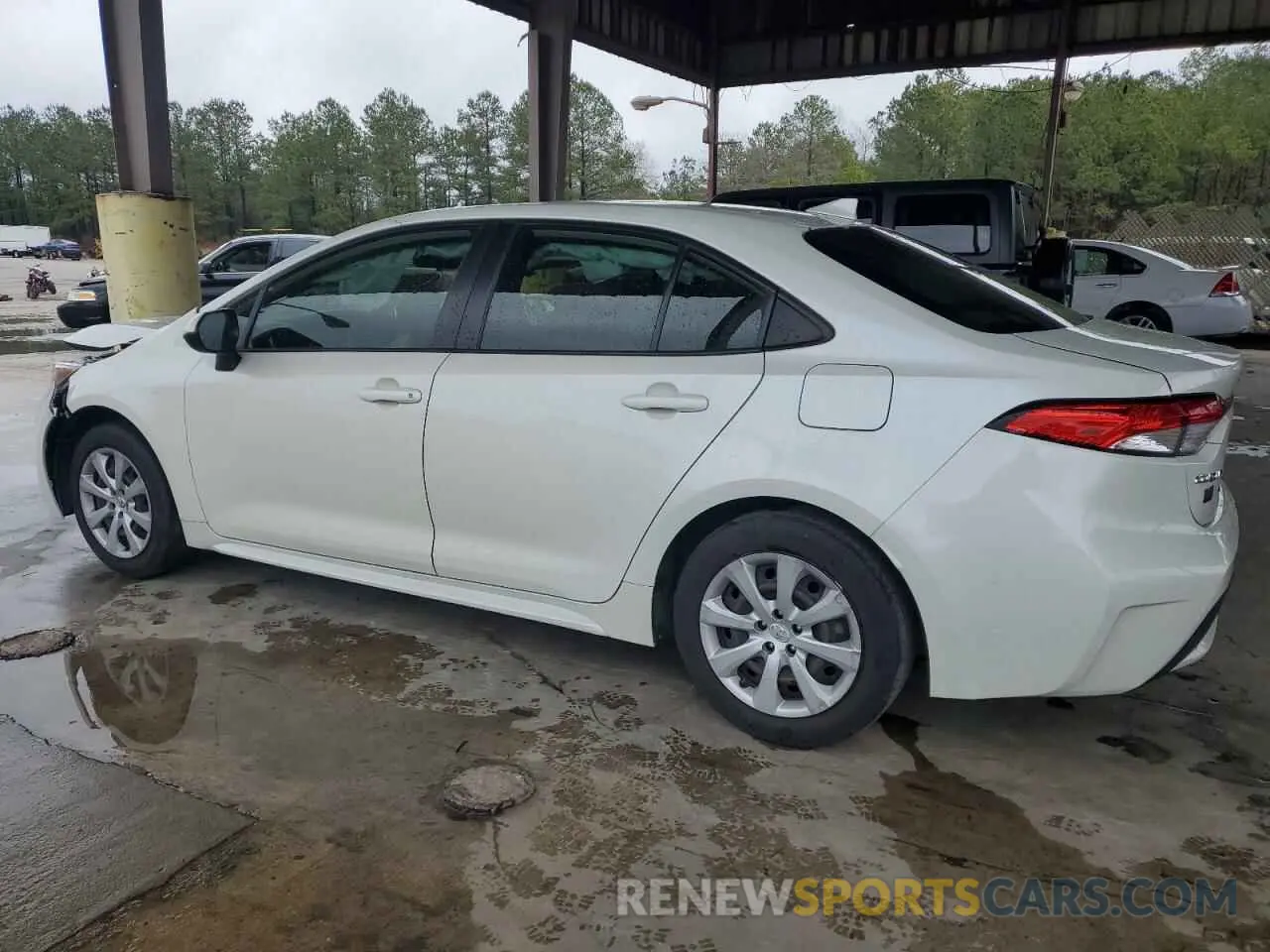 2 fotografías del automóvil dañado JTDEPMAE7MJ171864 TOYOTA COROLLA 2021