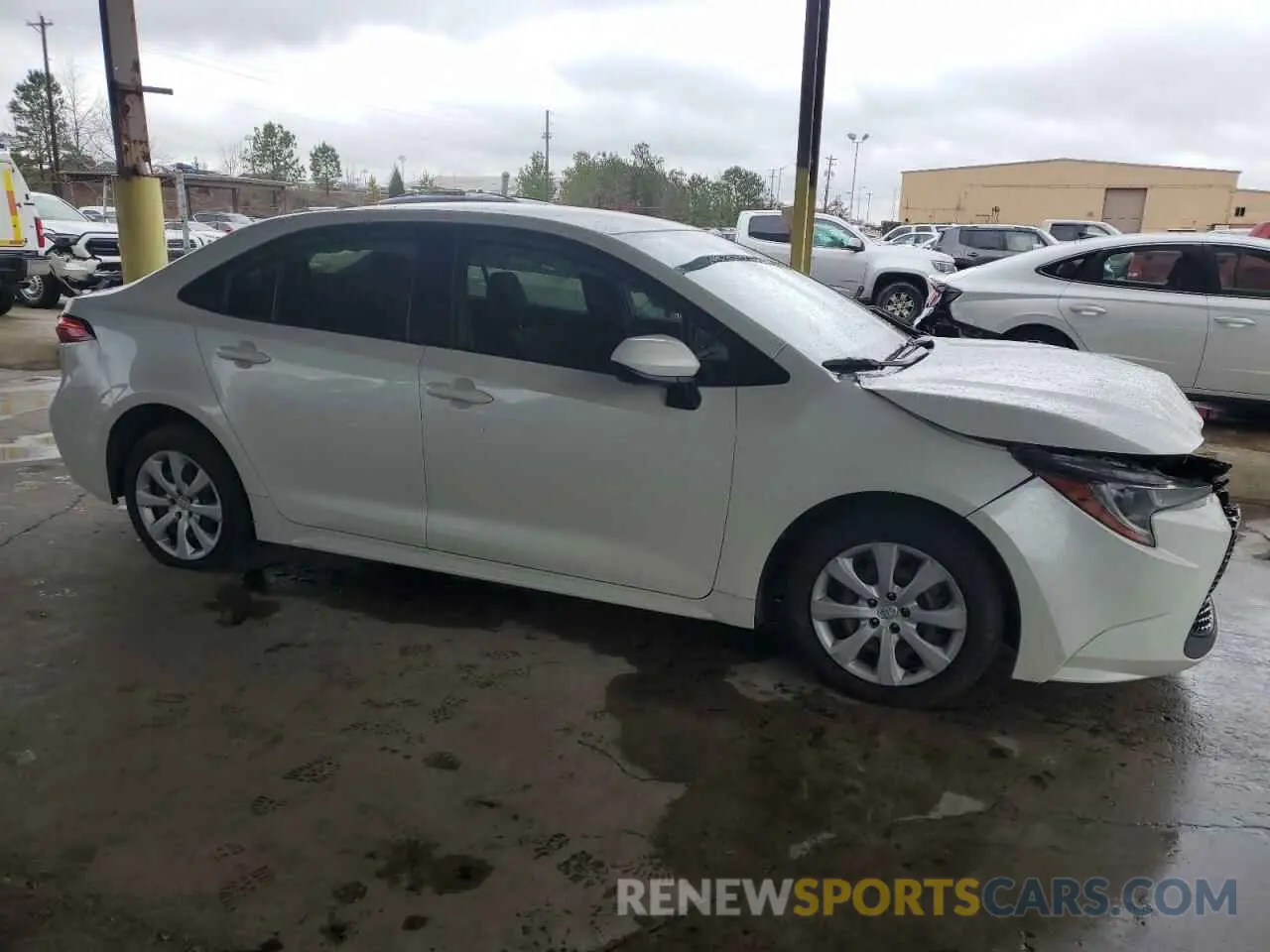 4 fotografías del automóvil dañado JTDEPMAE7MJ171864 TOYOTA COROLLA 2021
