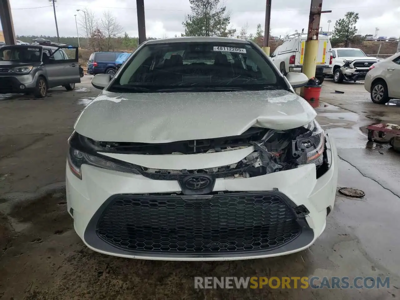 5 fotografías del automóvil dañado JTDEPMAE7MJ171864 TOYOTA COROLLA 2021