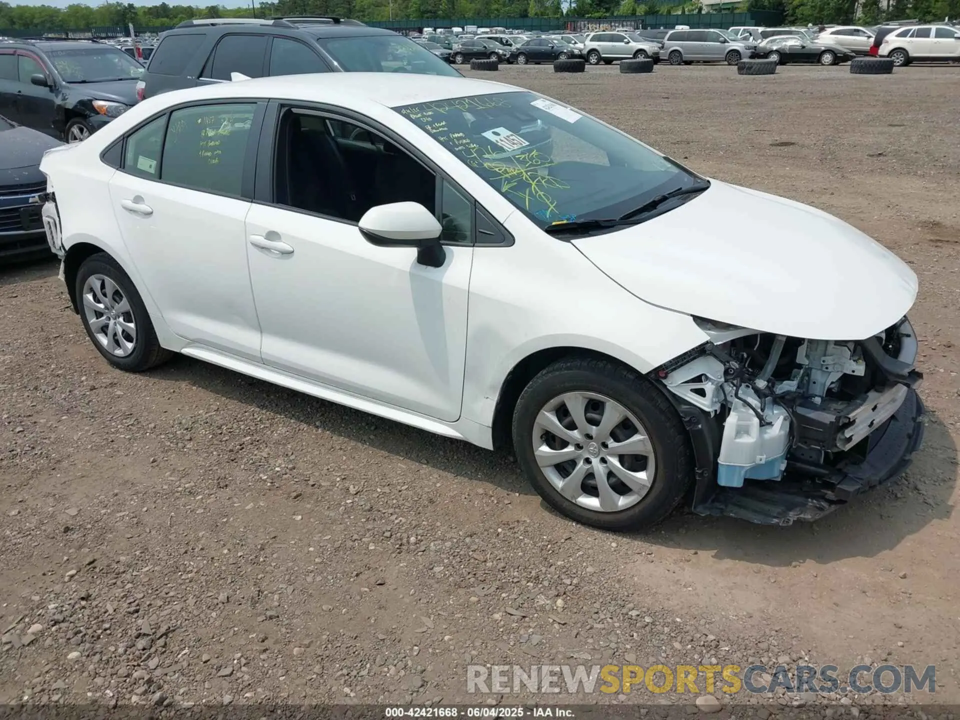 1 fotografías del automóvil dañado JTDEPMAE7MJ172030 TOYOTA COROLLA 2021