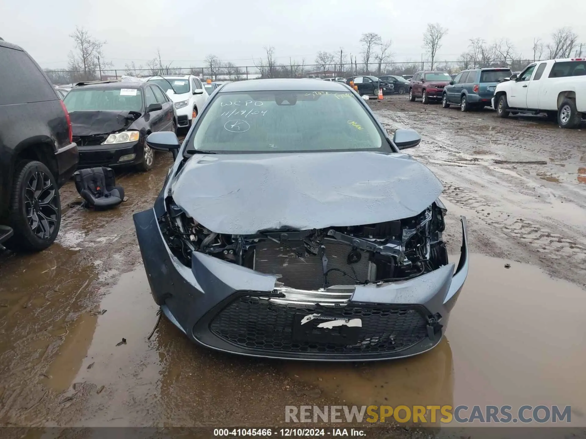 13 fotografías del automóvil dañado JTDEPMAE7MJ173324 TOYOTA COROLLA 2021