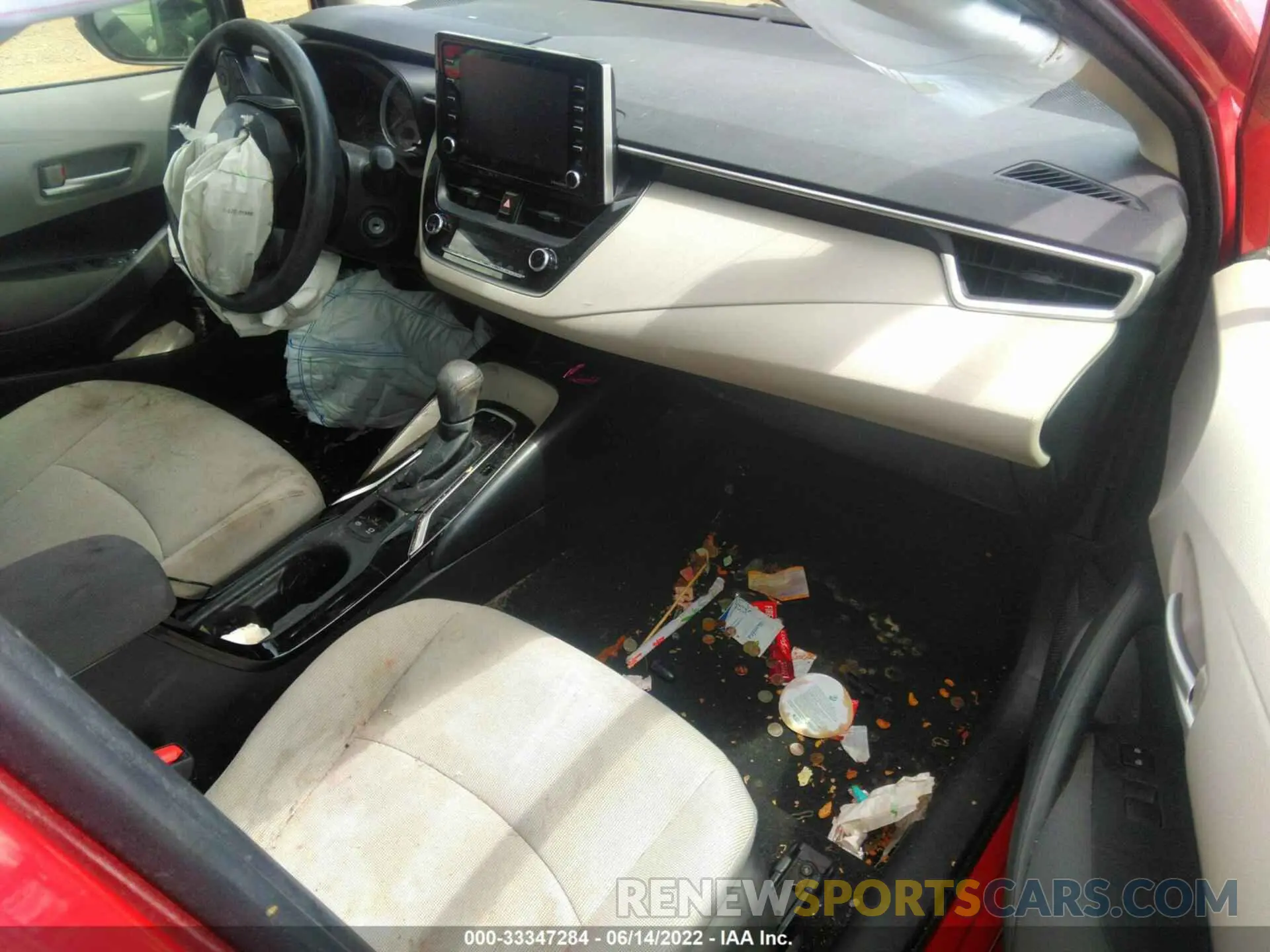 5 fotografías del automóvil dañado JTDEPMAE7MJ175722 TOYOTA COROLLA 2021