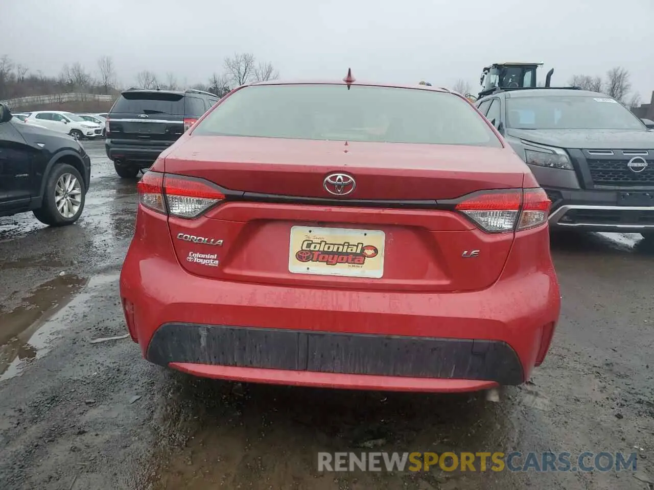 6 fotografías del automóvil dañado JTDEPMAE7MJ180533 TOYOTA COROLLA 2021