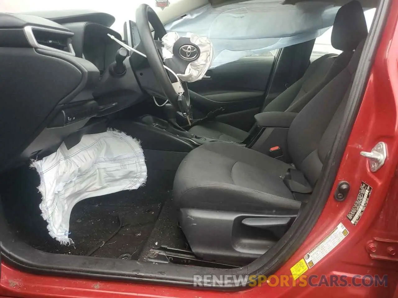 7 fotografías del automóvil dañado JTDEPMAE7MJ180533 TOYOTA COROLLA 2021