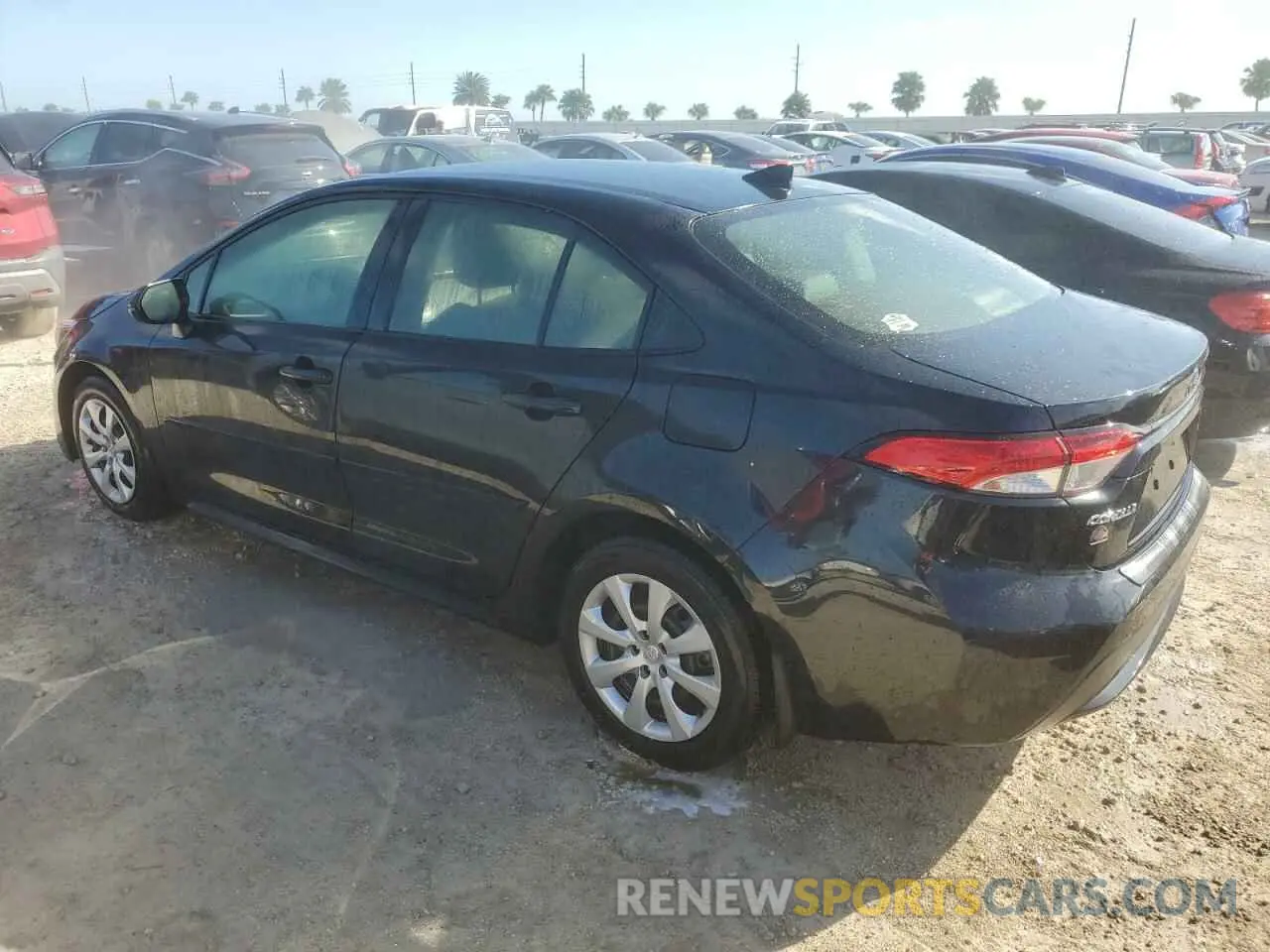 2 fotografías del automóvil dañado JTDEPMAE7MJ187837 TOYOTA COROLLA 2021