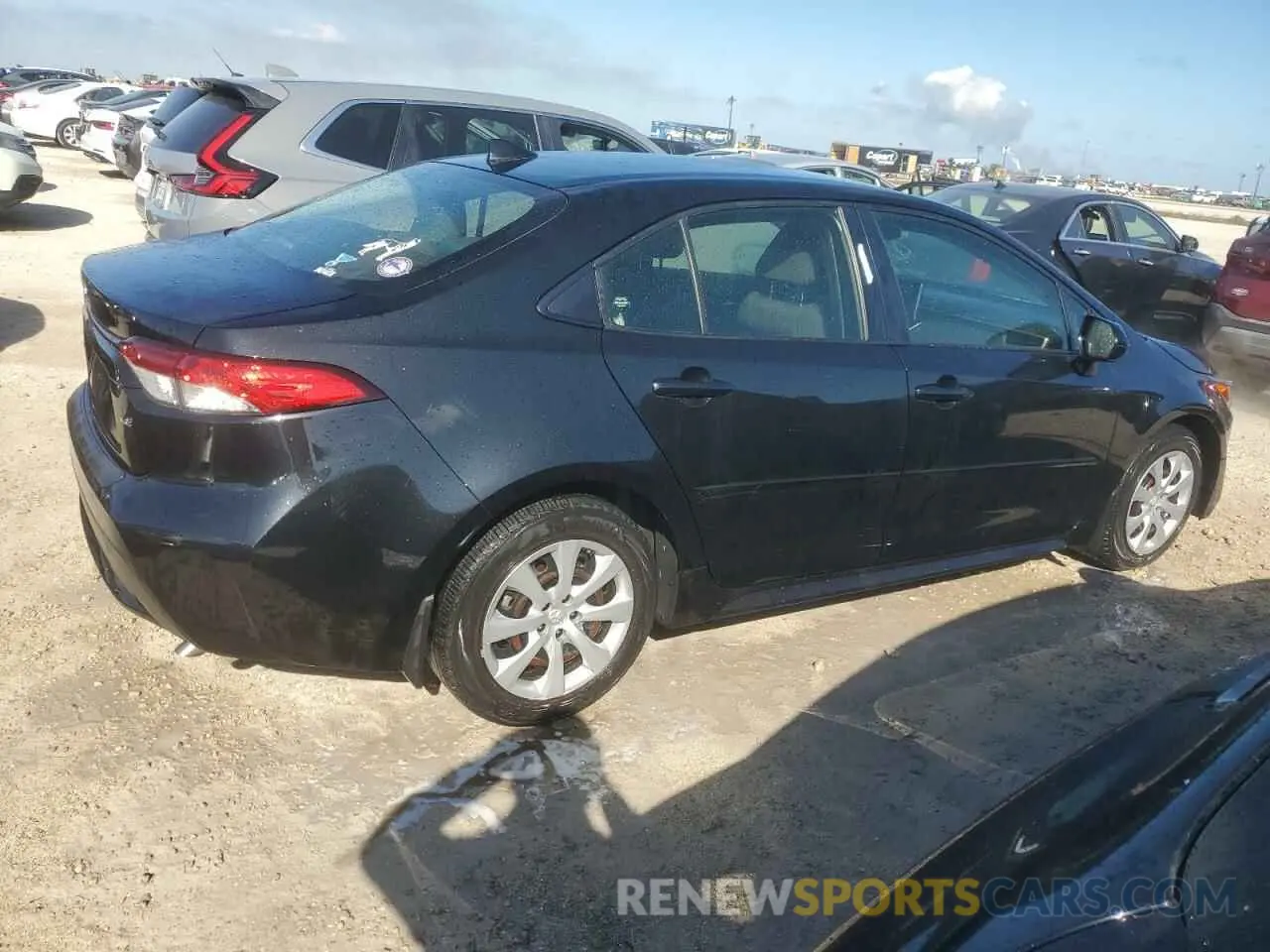 3 fotografías del automóvil dañado JTDEPMAE7MJ187837 TOYOTA COROLLA 2021