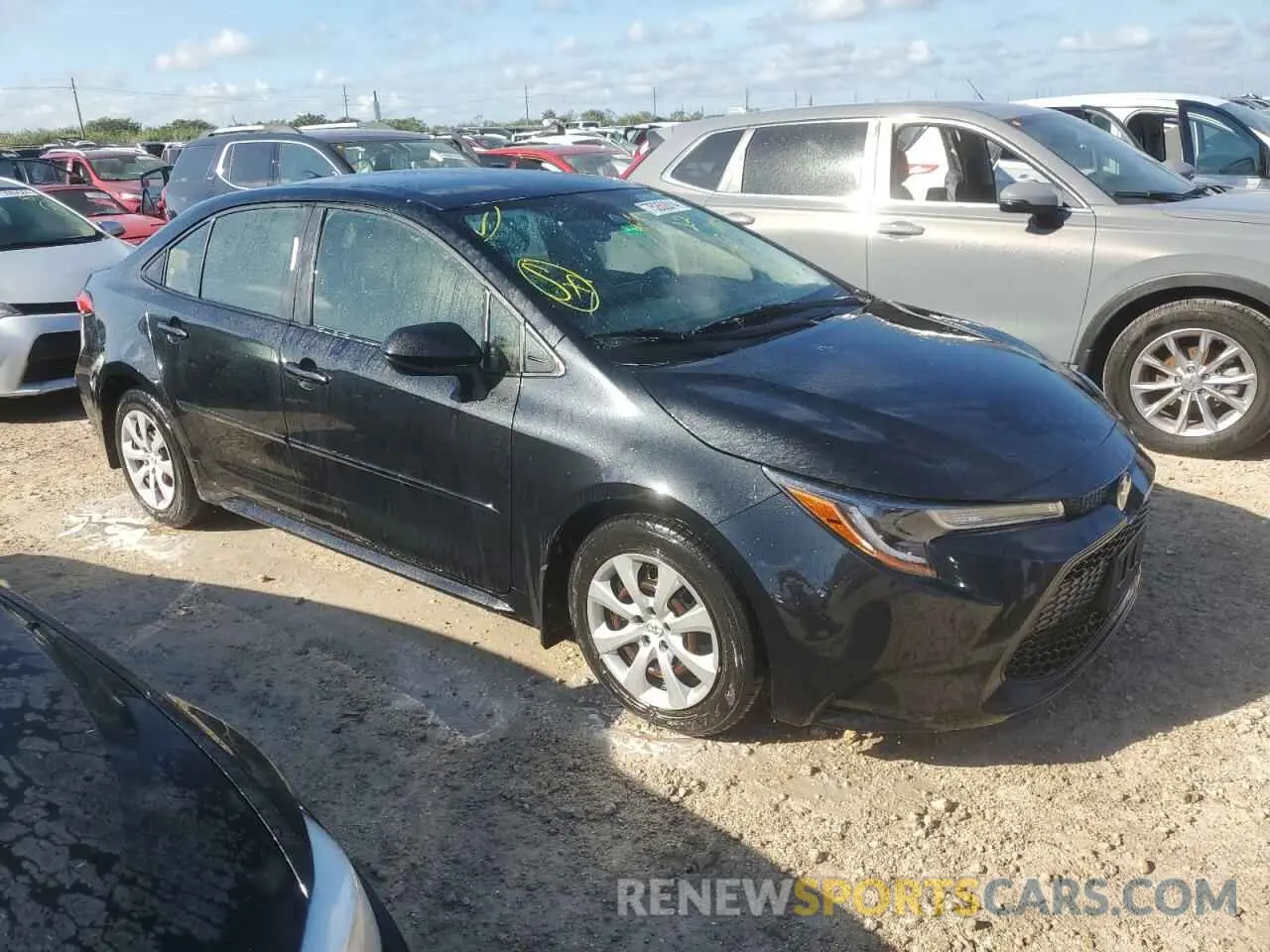 4 fotografías del automóvil dañado JTDEPMAE7MJ187837 TOYOTA COROLLA 2021