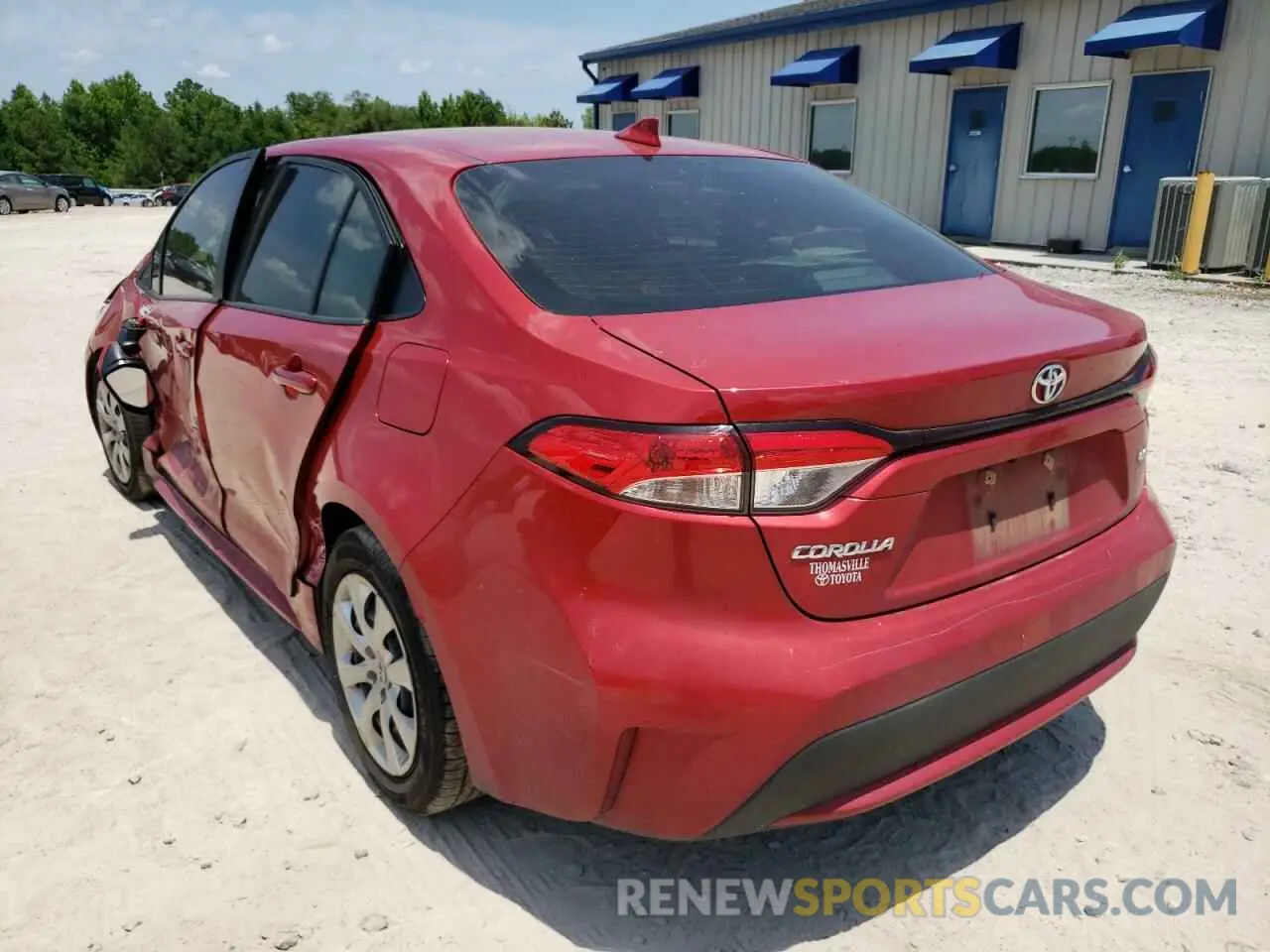 3 fotografías del automóvil dañado JTDEPMAE8MJ125752 TOYOTA COROLLA 2021
