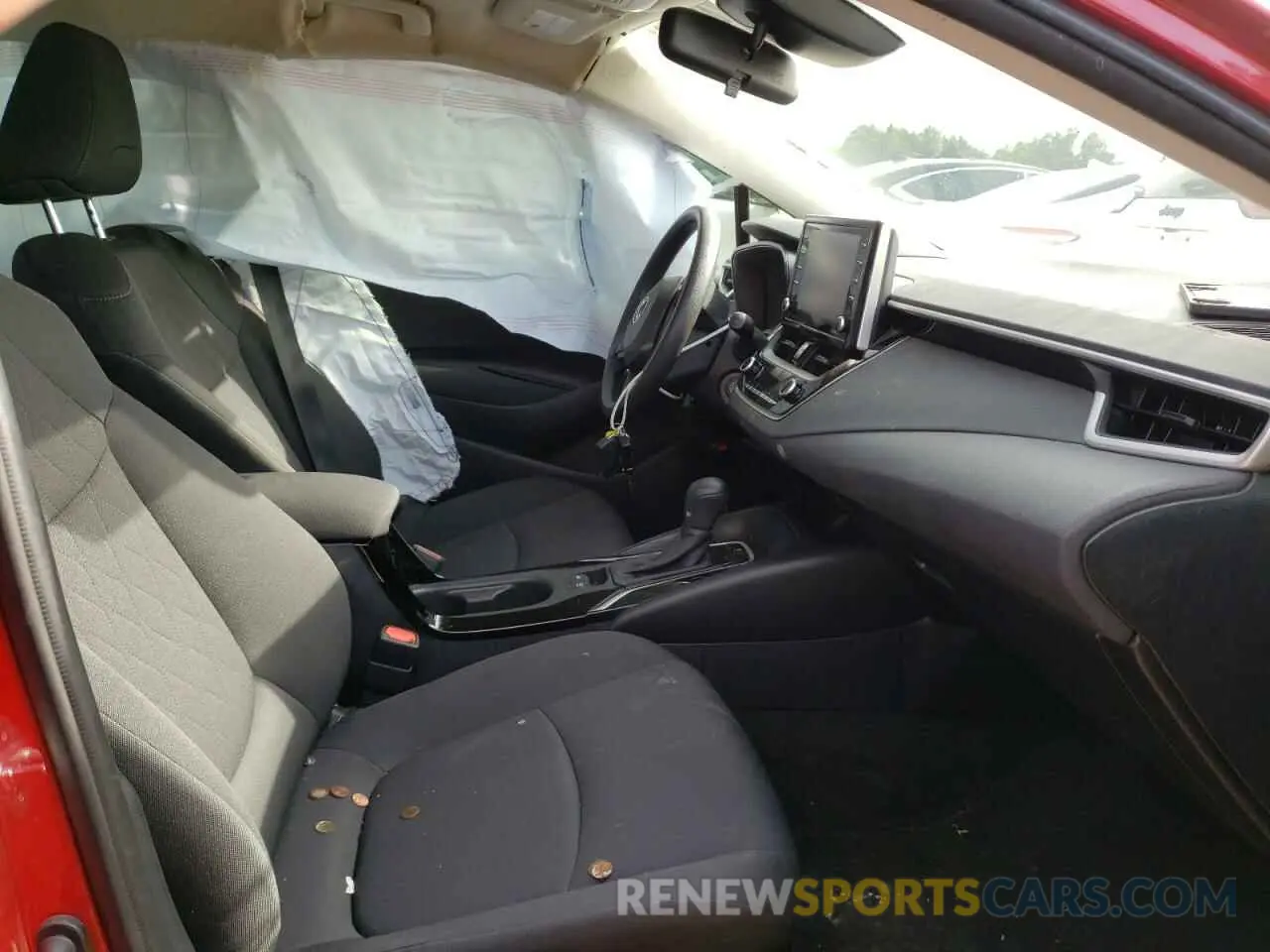 5 fotografías del automóvil dañado JTDEPMAE8MJ125752 TOYOTA COROLLA 2021