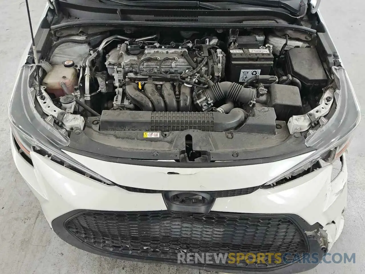 11 fotografías del automóvil dañado JTDEPMAE8MJ129803 TOYOTA COROLLA 2021