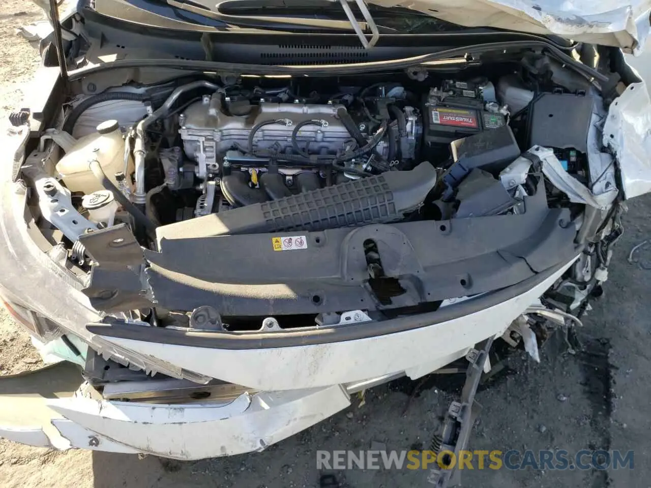 7 fotografías del automóvil dañado JTDEPMAE8MJ131051 TOYOTA COROLLA 2021