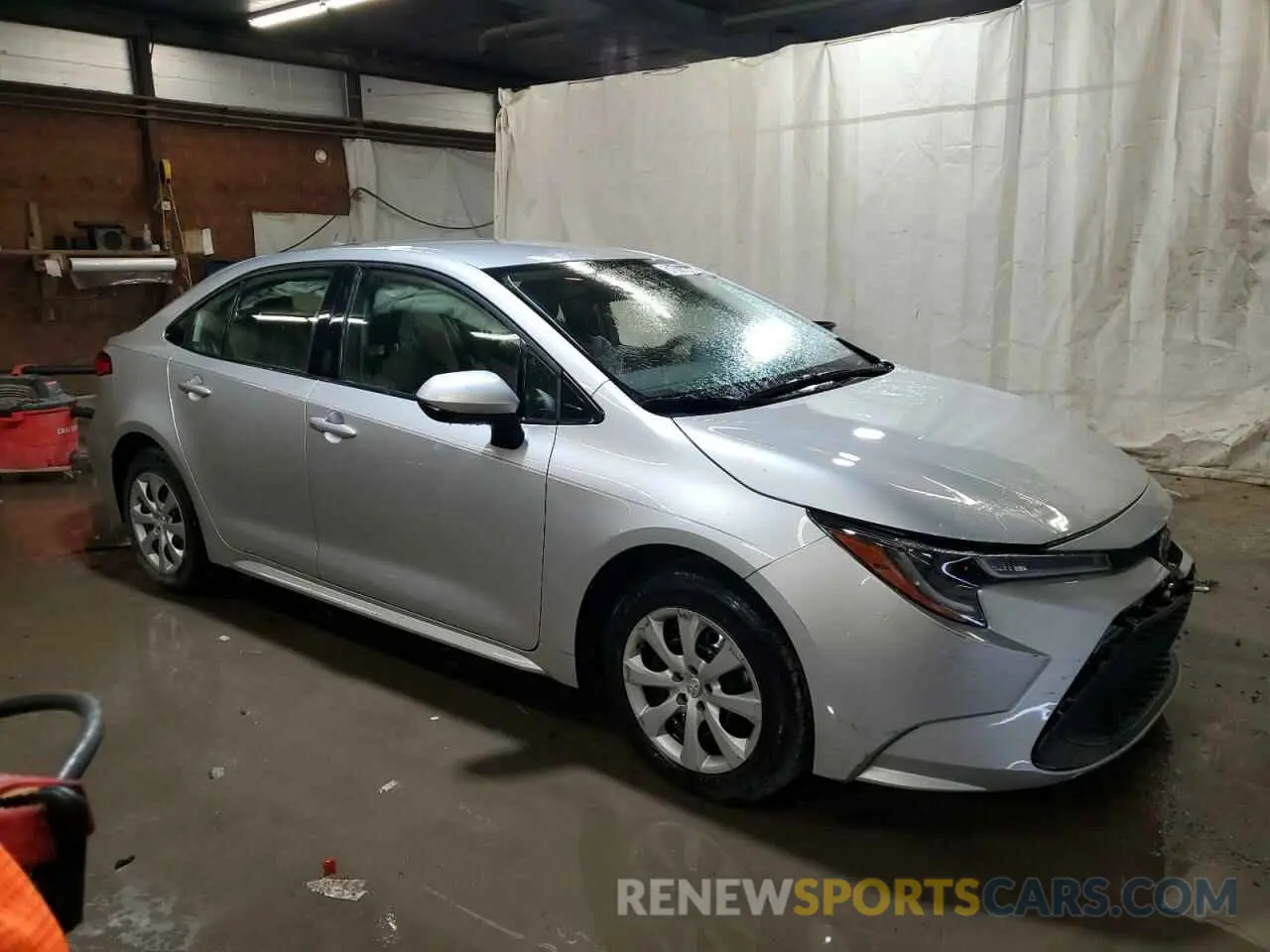 4 fotografías del automóvil dañado JTDEPMAE8MJ133415 TOYOTA COROLLA 2021