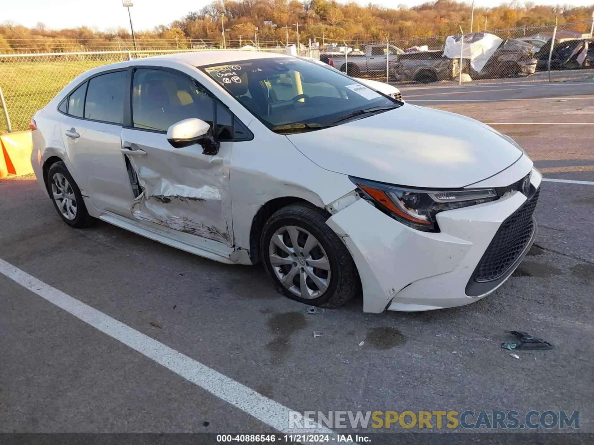 1 fotografías del automóvil dañado JTDEPMAE8MJ133480 TOYOTA COROLLA 2021