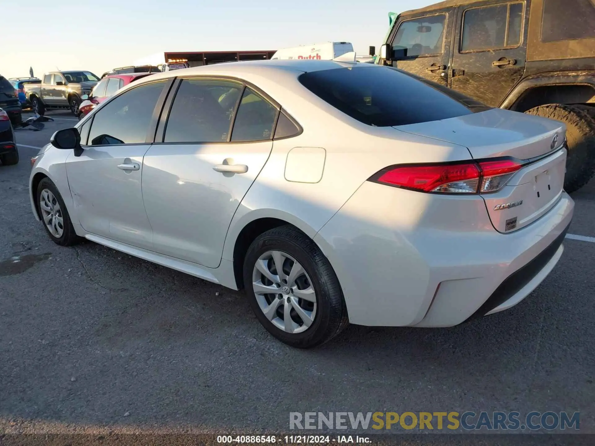 3 fotografías del automóvil dañado JTDEPMAE8MJ133480 TOYOTA COROLLA 2021