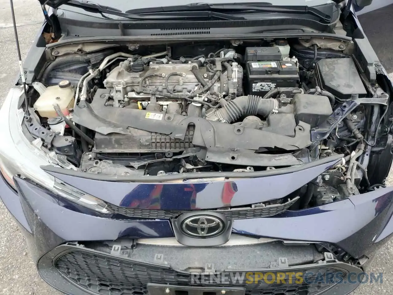 12 fotografías del automóvil dañado JTDEPMAE8MJ134984 TOYOTA COROLLA 2021
