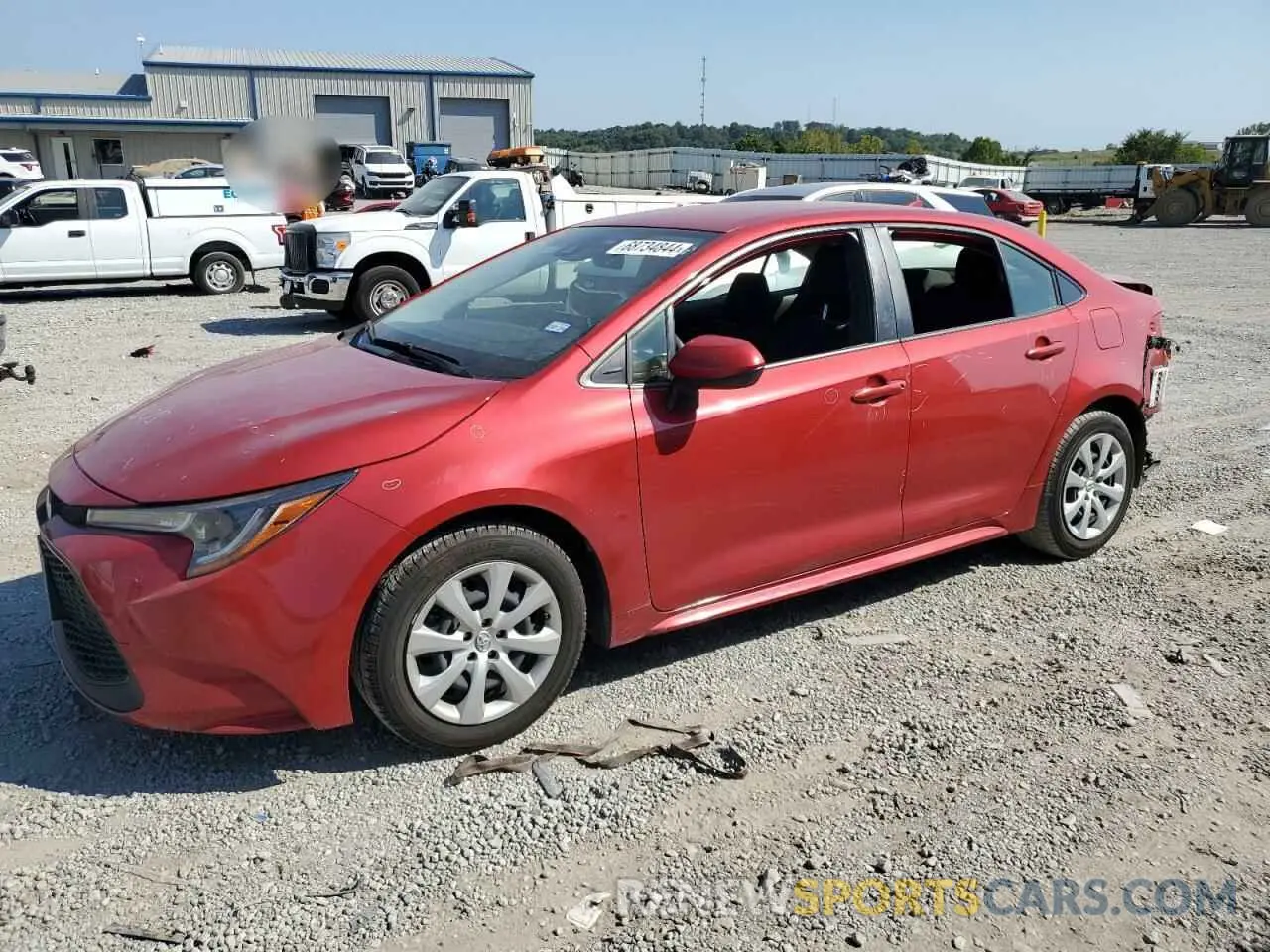 1 fotografías del automóvil dañado JTDEPMAE8MJ135830 TOYOTA COROLLA 2021