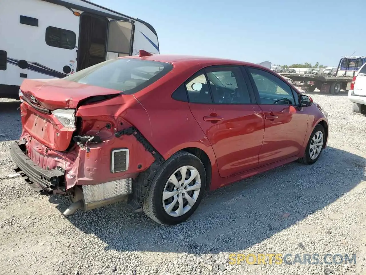 3 fotografías del automóvil dañado JTDEPMAE8MJ135830 TOYOTA COROLLA 2021