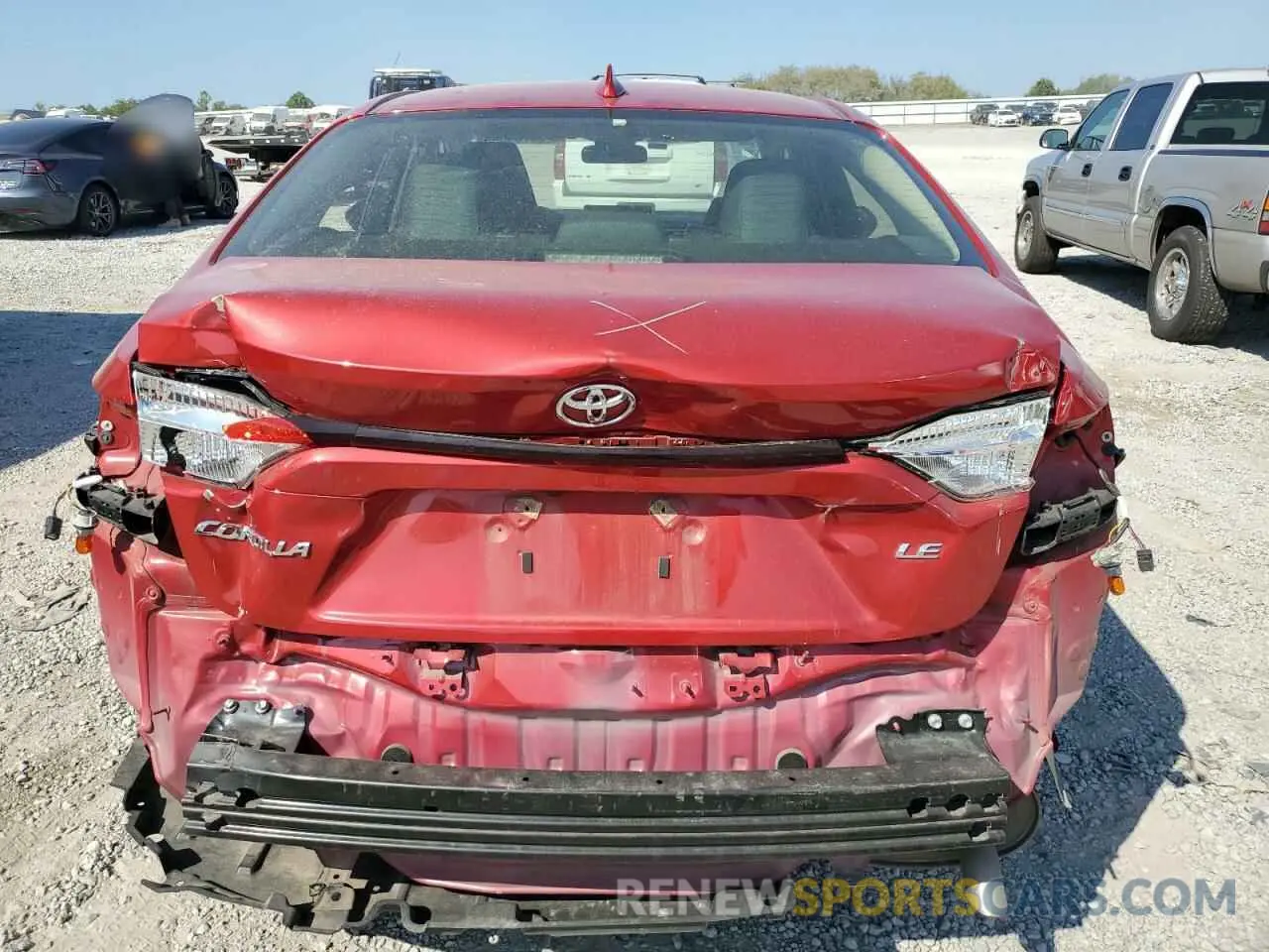 6 fotografías del automóvil dañado JTDEPMAE8MJ135830 TOYOTA COROLLA 2021