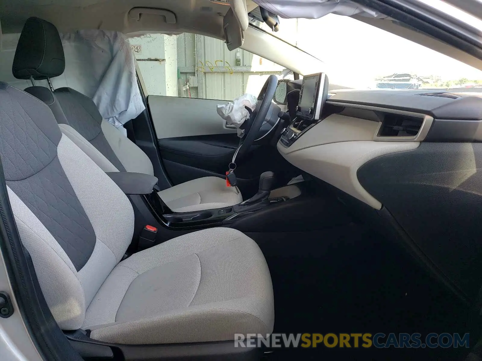 5 fotografías del automóvil dañado JTDEPMAE8MJ138310 TOYOTA COROLLA 2021