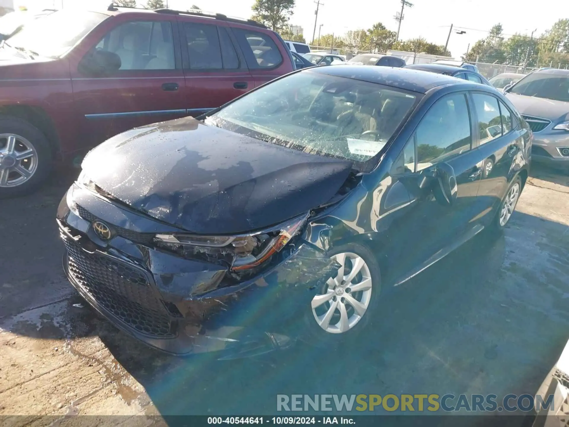 2 fotografías del automóvil dañado JTDEPMAE8MJ153681 TOYOTA COROLLA 2021