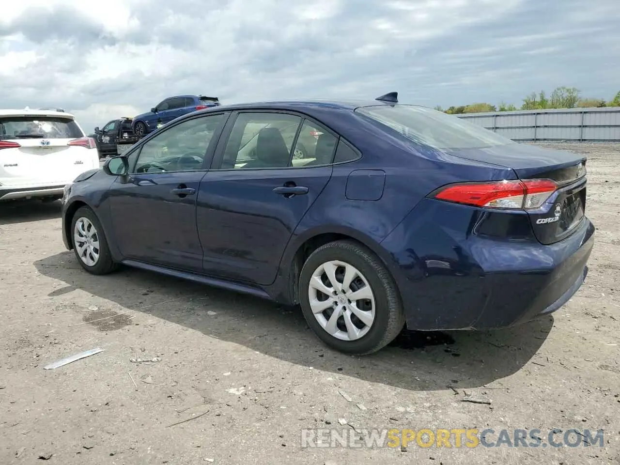 2 fotografías del automóvil dañado JTDEPMAE8MJ154541 TOYOTA COROLLA 2021