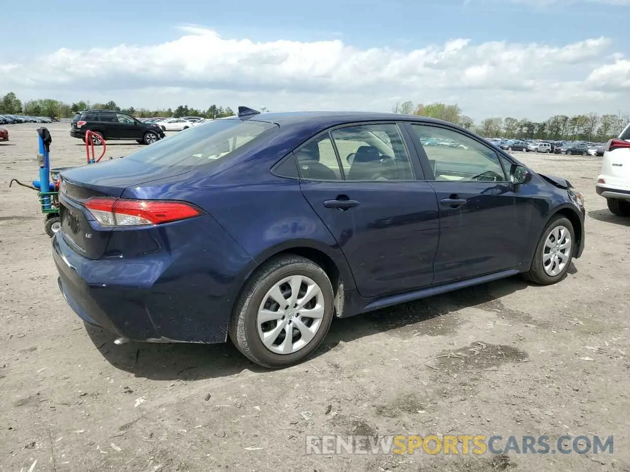3 fotografías del automóvil dañado JTDEPMAE8MJ154541 TOYOTA COROLLA 2021