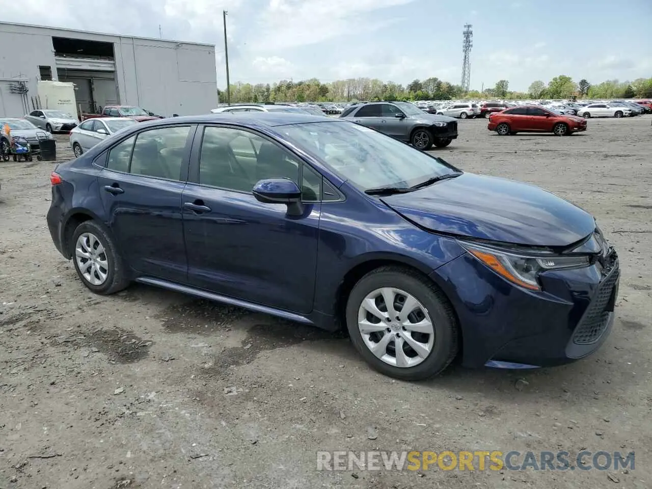4 fotografías del automóvil dañado JTDEPMAE8MJ154541 TOYOTA COROLLA 2021