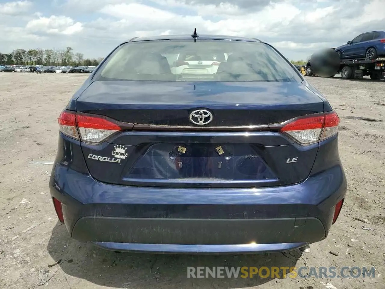 6 fotografías del automóvil dañado JTDEPMAE8MJ154541 TOYOTA COROLLA 2021